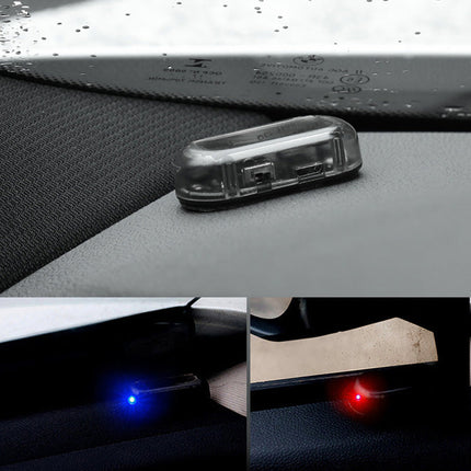 Car Anti Theft Device, Solar Fake Car Alarm Light with Flashing LED