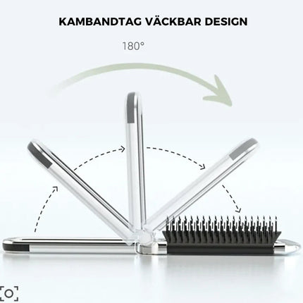 Hair Brush with Mirror, Soft Bristle Hair Brush for Travel Essentials