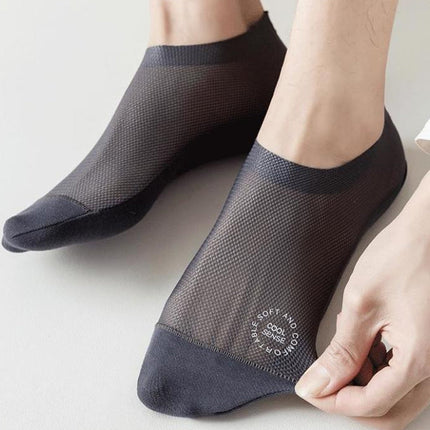 No Show Socks, Non Slip Socks with Silicone Grip Bands
