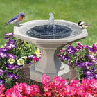 Solar Bird Bath Fountain, Solar Fountain Pump with 4 Spray Modes, Floating Solar Outdoor Fountain for Garden and Pond