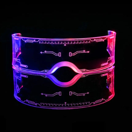 Neon Glasses with LED Lighting Modes | Colorful Tech Accessory for Parties and Events