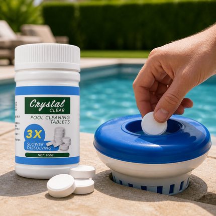 Swimming Pool Tablets 50 Count, Weekly Dosing