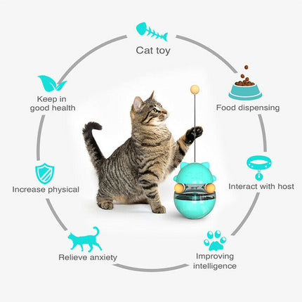 Interactive Cat Toys for Indoor Cats, Kitten Toys with Ball
