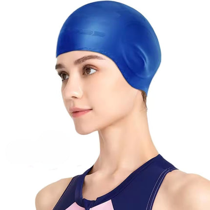 Silicone Swim Cap for Long Hair