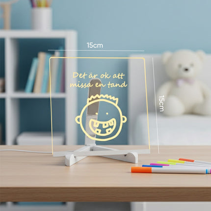 LED Drawing Board for Kids, Light Up Message Board with 7 Colored Pens, LED Sign Board for Cafe Menu – image 34