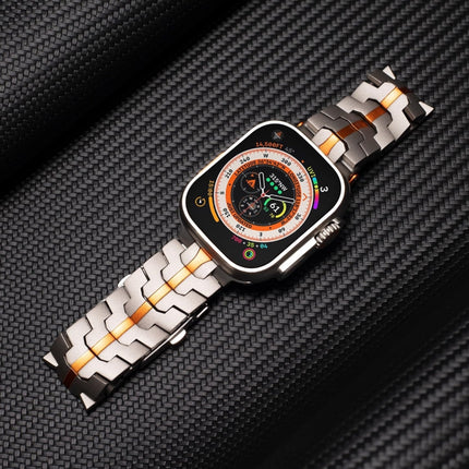 Apple Watch Bands, Titanium Apple Watch Band with Folding Buckle – image 4