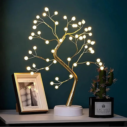 Fairy Tree Decorative LED Light with Fully Adjustable Branches | Cozy Warm White Glow for Home and Garden Decor