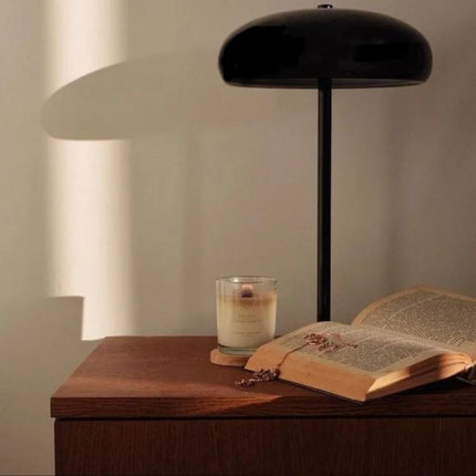 Sleek Retro Table Lamp with Touch Control & Rechargeable Design | Portable Lighting Solution for Modern Spaces
