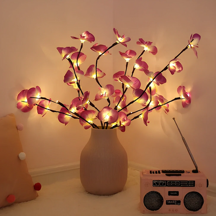 Lighted Branches with Adjustable LED Glow | Eco-Friendly Home Decor for Ambiance and Relaxation