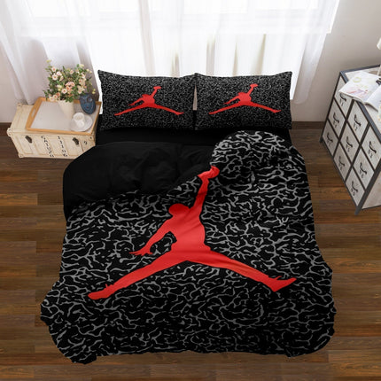 Basketball Duvet Cover Bedding Set for Kids and Teens, Twin Bedding Set with Pillowcase, Full and King Duvet Cover