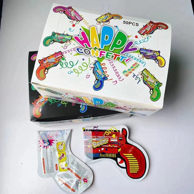 Confetti Toy Gun, Inflatable Confetti Poppers