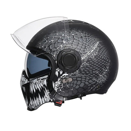 Modular Moto Helmet, Full Face Helmet with Removable Chin Guard – image 18
