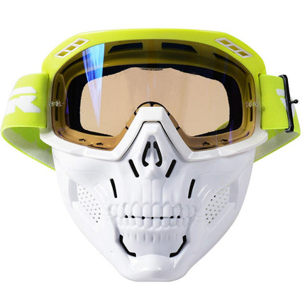 Motorcycle Gear, Skull Mask with Motorcycle Goggles – image 8