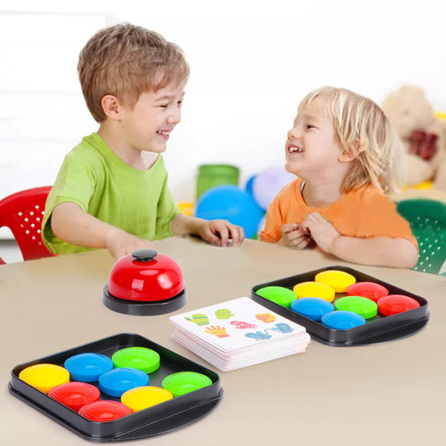 Push and Push Table Top Games for Kids, Color Matching Game, Desktop Games, Hand Eye Coordination Toys