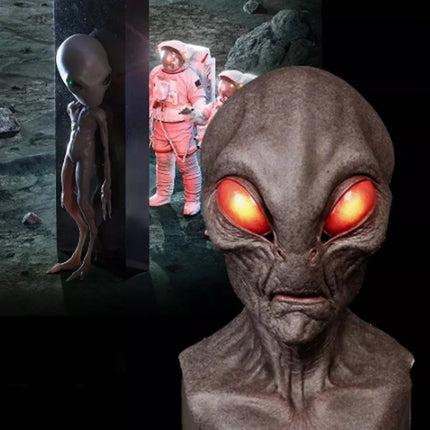 Halloween Costume Mask, Realistic Alien Full Face Mask