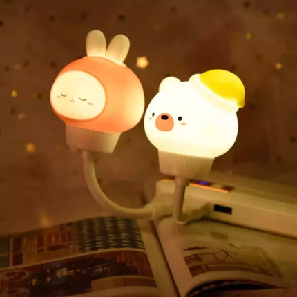 Adorable Animal Night Light with Warm Glow | Cute USB Lamp for Cozy Bedrooms and Nurseries