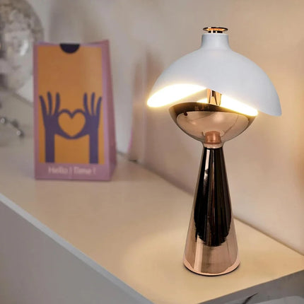Sculpted Table Lamp with Dimmable Lighting & Portable Design | Elegant Home Decor for Cozy Ambiance