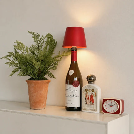 Bottle Glow USB Rechargeable LED Lamp for Bottles with Adjustable Brightness | Customizable Lighting for Unique Home Décor