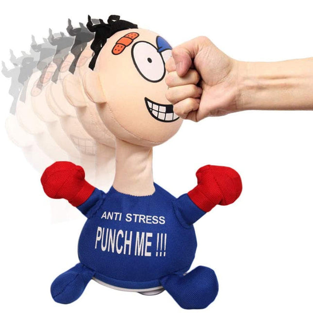 Screaming Plush Doll, Punching Doll Stress Relief Toy for Adults and Kids
