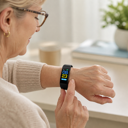 Smart Watch for Seniors, Digital Watch with Step Counter