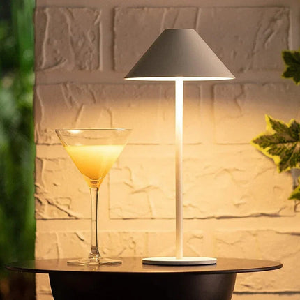 Dimmable Serenity Cone Lamp with Waterproof Design | USB-C Rechargeable Light for Cozy Ambiance