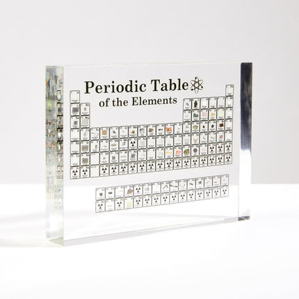 Periodic Table Display with Elements, Acrylic Element Collection