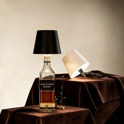 Bottle Glow USB Rechargeable LED Lamp for Bottles with Adjustable Brightness | Customizable Lighting for Unique Home Décor