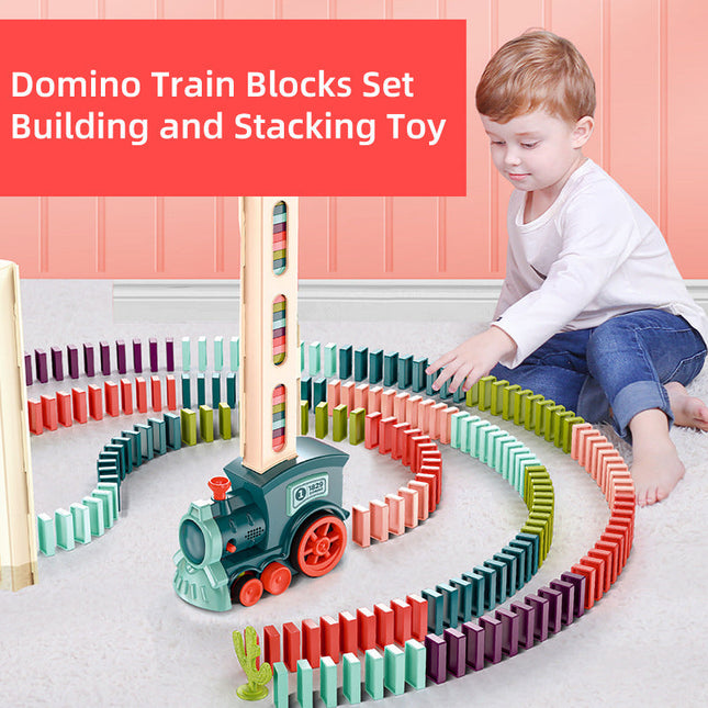 Toy Train Domino Set, Automatic Domino Train Toy