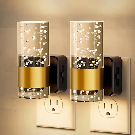 Sculptural Night Light with Automatic Dimming & Warm Glow | Elegant Acrylic Design for Cozy Ambiance