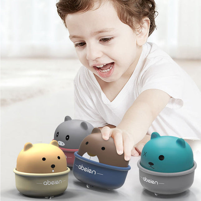 Pull Back Car Toy for Kids, Cute Animal Toy Cars in Mouse Dog Pig or Bear Design