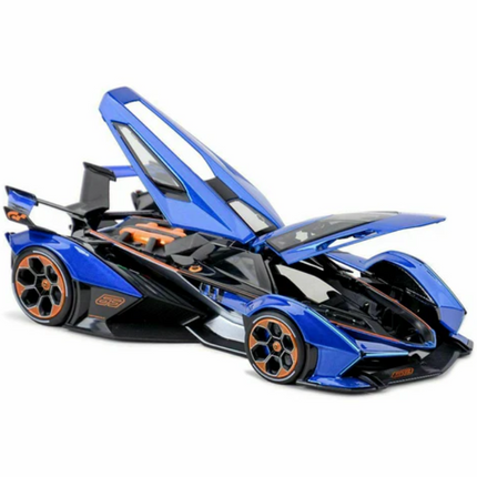 Lamborghini V12 Vision Gran Turismo Diecast Model Car 1:18 Scale with Alloy Construction | High-Detail Collector's Item for Car Enthusiasts