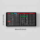 Large Mouse Pad with Office Shortcut Keys, Gaming Desk Mat – image 10