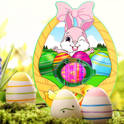 Easter Egg Decorating Kit, Spinning Egg Decorator with 8 Pens and 3 Plastic Easter Eggs – image 4