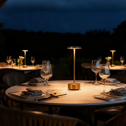 Dimmable Table Lamp with Adjustable Brightness Levels | Sleek Aluminium Design for Modern Interiors