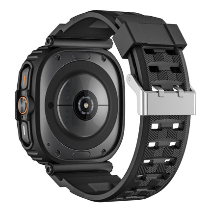 Samsung Galaxy Watch Ultra Band with Bumper Case, Rugged TPU Galaxy Watch Band