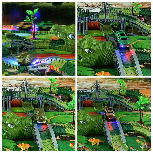Dinosaur Race Track for Kids