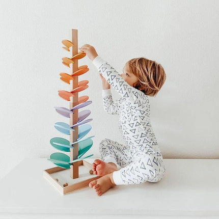 Toddler Toys, Wooden Musical Toy with Sound Tree and 10 Baubles – image 4