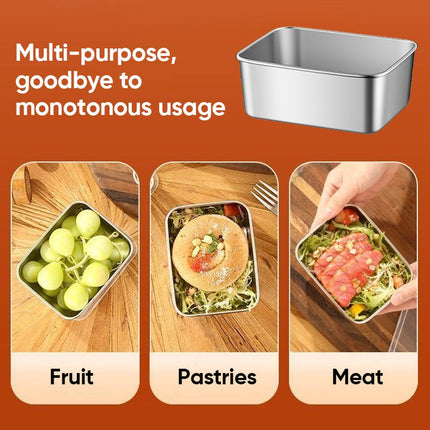 Stainless Steel Food Storage Containers, Metal Meal Prep Containers Set – image 6