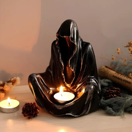 Candle Holders, Gothic Candle Holder for Cup Candles, Decorative Candle Holder, Gothic Home Decor and Mantel Decor