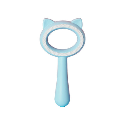 Double-Sided Cat Shaver and Comb with Durable Design | Effective Pet Hair Remover for Healthy Coats