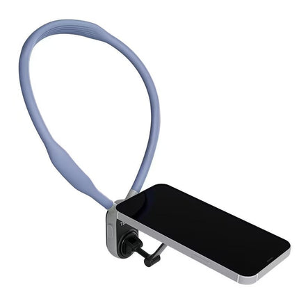 Silicone Magnetic Neck Mount for Phones with Quick Release | Hands-Free Shooting and Comfortable Use for Vloggers