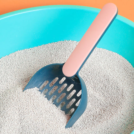 Multifunctional Pet Litter Shovel with Hidden Garbage Bag Storage | Efficient Cleanup Tool for Cat Owners