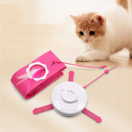 Automatic Cat Toy with Timer Function | Interactive Sound Toy for Feline Entertainment
