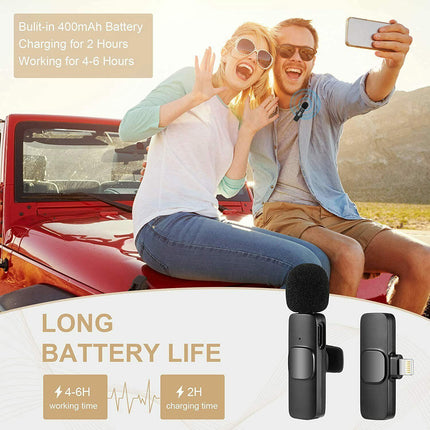 Ultra-Low Latency Wireless Microphone with Intelligent Noise Reduction | Easy Plug-and-Play for Live Broadcasts and Interviews