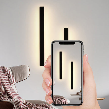 Exterior Light Fixture for Garden and Corridor, Modern Outdoor Wall Light with Linear LED Design – image 21