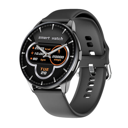 Smart Watch with IPS Touch Screen & Silicone Strap | GPS & Health Monitoring for Fitness Tracking