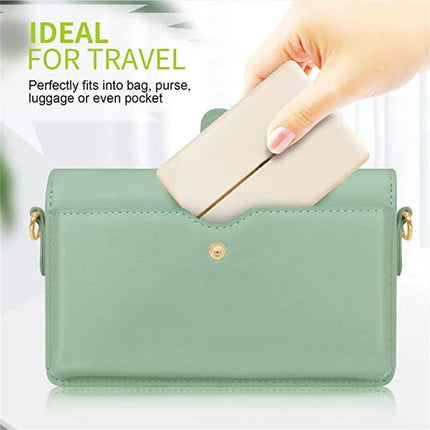Travel Pill Organizer 7 Compartment, Small Pill Case for Purse