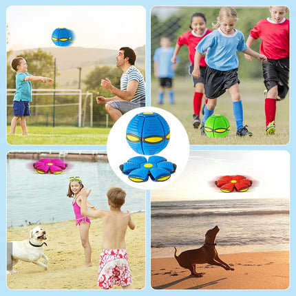 Magic Ball Toy for Dogs with Durable Soft Plastic Design | Interactive Flying Saucer for Engaging Play and Bonding