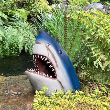 Shark Garden Statue