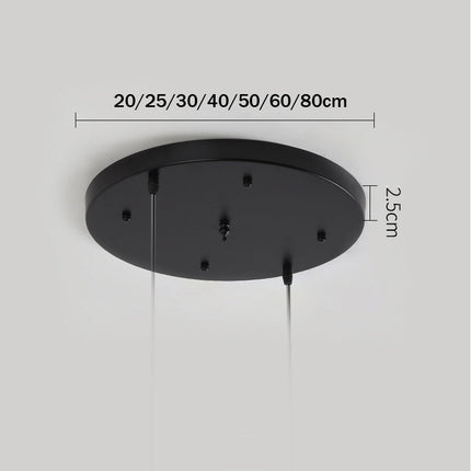 Ceiling Canopy for Pendant Light, Light Fixture Mounting Plate with 3 to 5 Holes – image 7